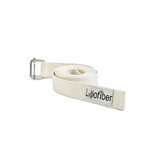 کمربند یوگا لوفایبر مدل پنبه کد 2.5m-3cm