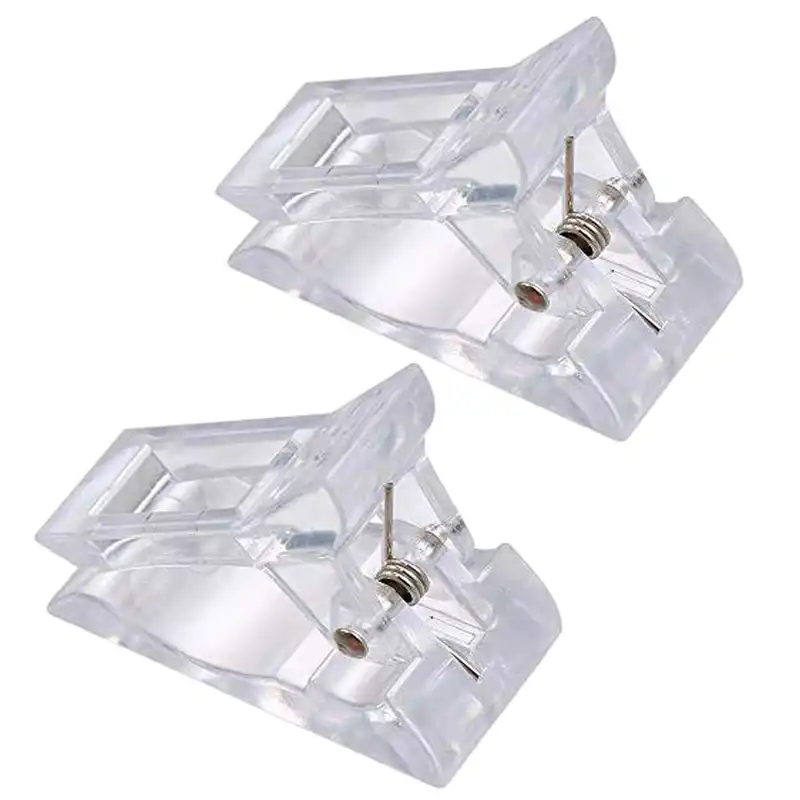 پینچر گیره قالب پلی ژل طرح کلیپسی مدل شیشه ای مجموعه 2 عددی