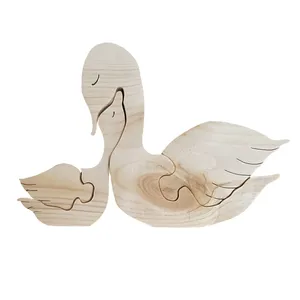 پازل 4 تکه مدل قو 