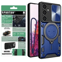 کاور اسپارتان مدل Magnet Ring Strap مناسب برای گوشی موبایل سامسونگ Galaxy A16 5G / A16 4G به همراه بند آویز