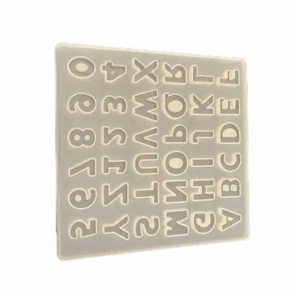 قالب رزین مدل حروف انگلیسی