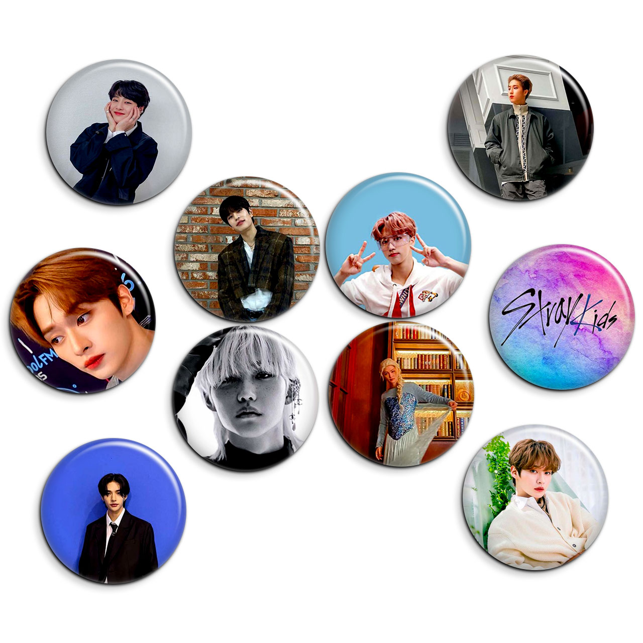 پیکسل پرمانه طرح straykids کد pmg.5672 مجموعه 10 عددی