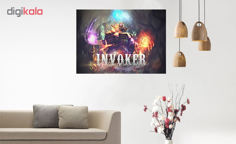 تابلو شاسی گالری استاربوی طرح Invoker مدل Dota 2 Game