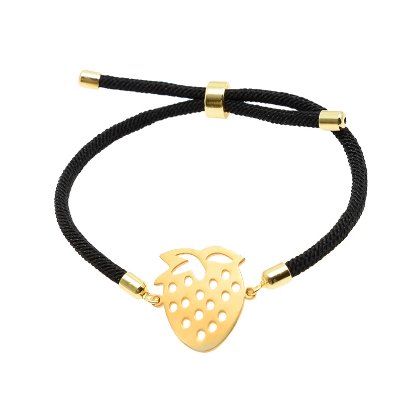 دستبند دخترانه دلنار گالری مدل توت فرنگی