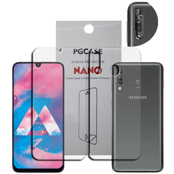  محافظ صفحه نمایش مدل Star Max مناسب برای گوشی موبایل سامسونگ Galaxy A40S به همراه محافظ لنز دوربین و محافظ پشت گوشی