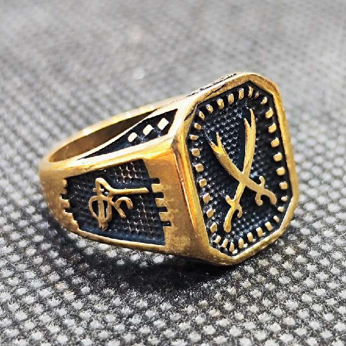 انگشتر مردانه مدل طلا روس طرح شمشیر ذوالفقار امام علی کد 280 انگشتر مردانه مدل طلا روس طرح شمشیر ذوالفقار امام علی کد 280