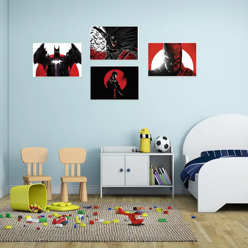 پوستر طرح بتمن کد A-2197- Batman مجموعه 4 عددی
