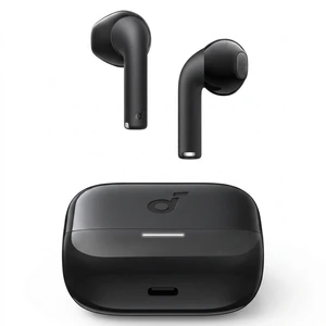 هدفون بلوتوثی انکر مدل soundcore k20i با نویز کنسلینگ میکروفون (enc)، درگاه شارژ usb type-c، دارای کنترل لمسی، مقاوم در برابر پاشش آب با استاندارد