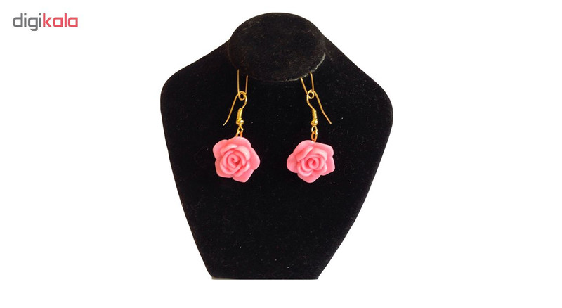 گوشواره زنانه نمدیکا طرح گل مرجانی