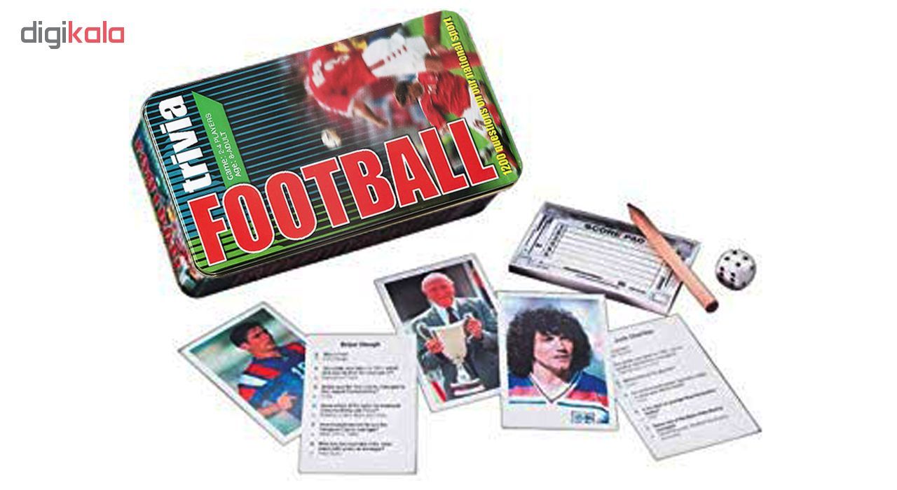 کارت بازی فکری تریویا مدل Football