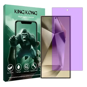 King Kong Hydrogel model anti-purple Screen Protector for Samsung Galaxy S24 Ultra mobile phone