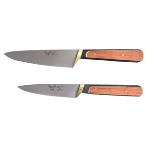 ست چاقو آشپزخانه 2 پارچه غفاری زنجان مدل K12