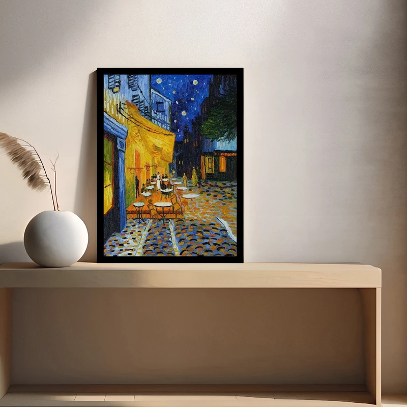 تابلو مدل نقاشی کافه ونگوگ