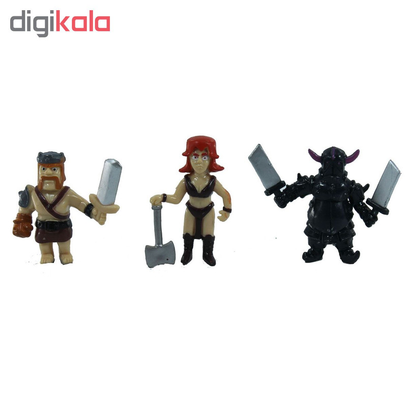 فیگور مدل Clash Of Clans بسته 3 عددی