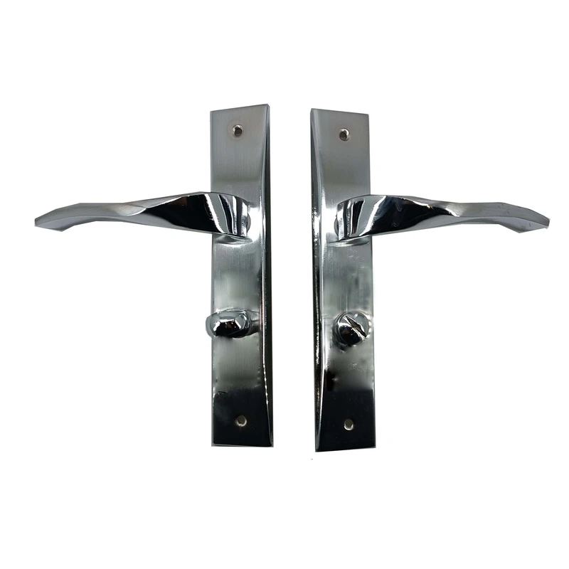 دستگیره در ترووان مدل پلاک  سرویسی راست بازشو کد 424 مجموعه 2 عددی