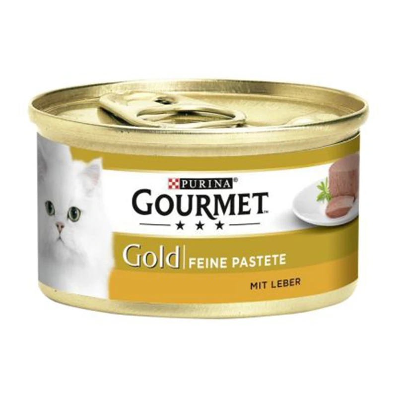 کنسرو گربه پورینا مدل Gourmet طعم جگر 85 گرمی