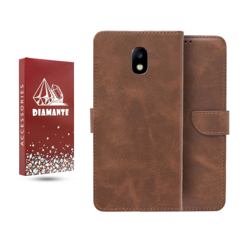 کیف کلاسوری دیامانته مدل چرم مناسب برای گوشی موبایل سامسونگ Galaxy J7 Pro / J730
