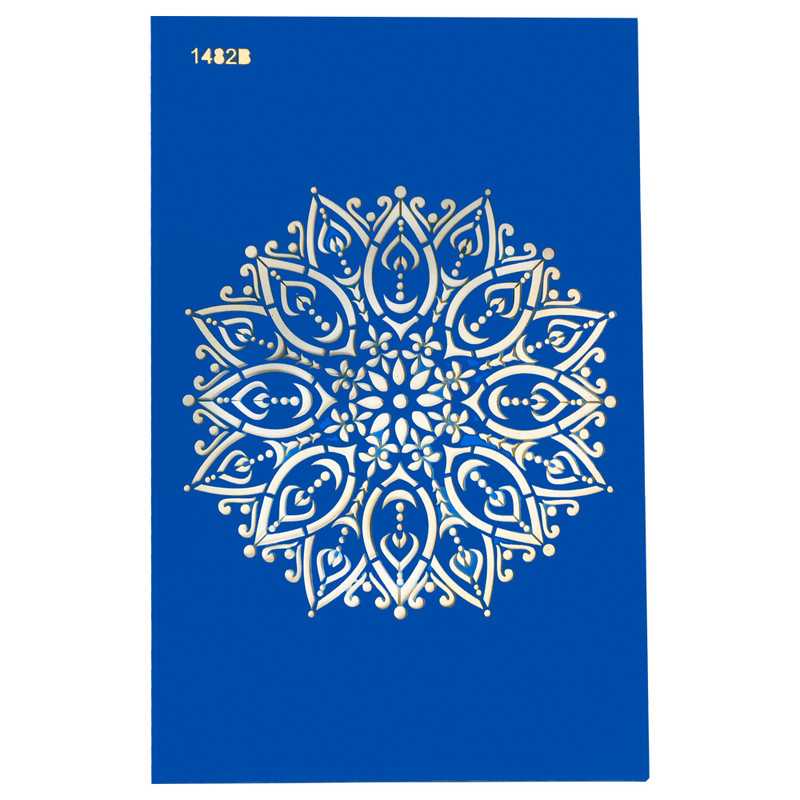 شابلون طرح ماندلا کد Fr1482B