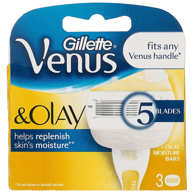 تیغ یدک ژیلت مدل Venus And Olay بسته 3 عددی