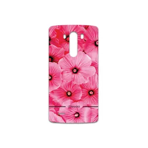 MAHOOT Pink-Flower Cover Sticker for LG G3