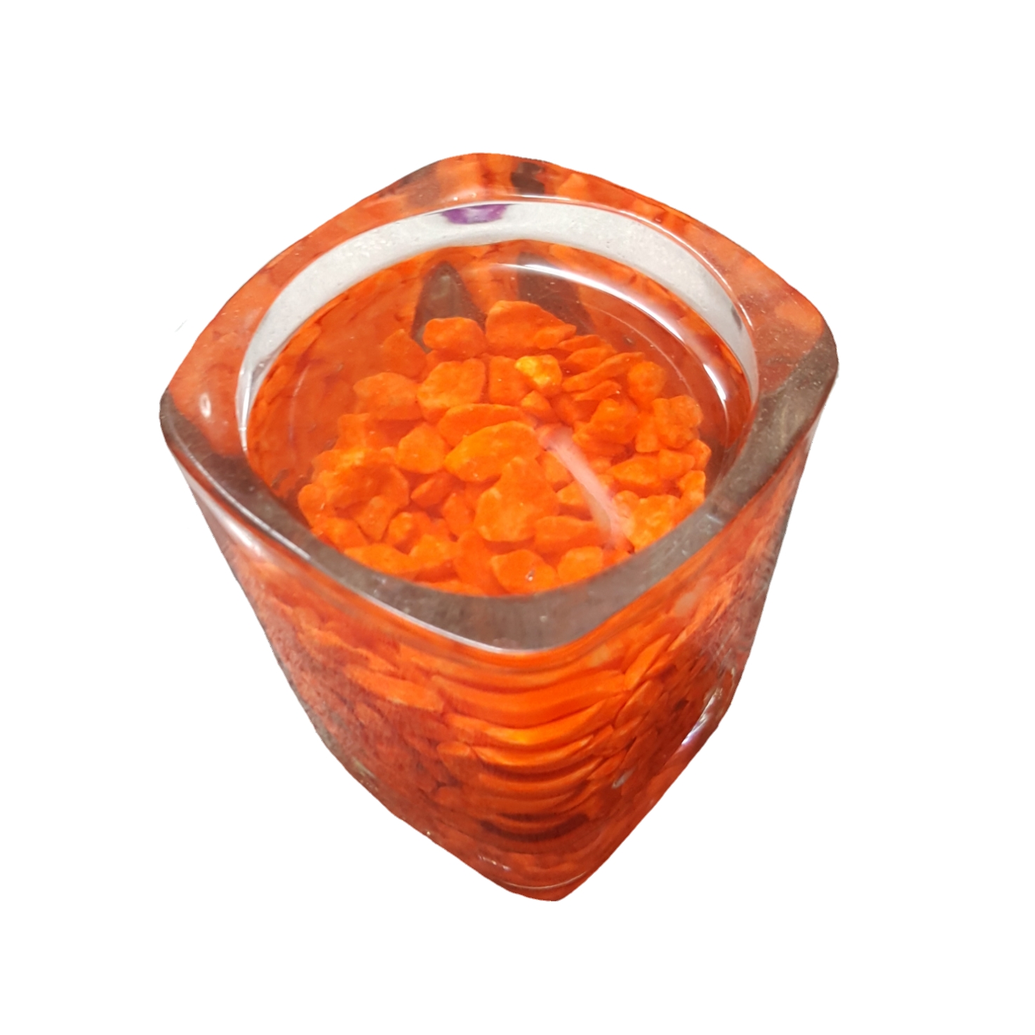 شمع لیوانی مدل سنگی کد 10