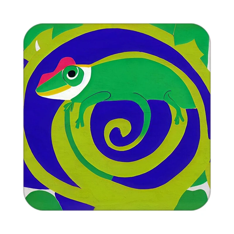 زیر لیوانی کاکتی طرح حیوانات رنگی مدل mp25709