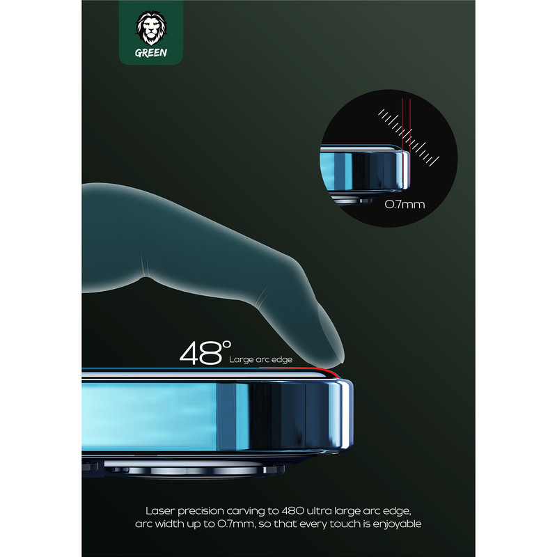 محافظ صفحه نمایش گرین لاین مدل Steve مناسب برای گوشی موبایل اپل iPhone 13 / 13 Pro