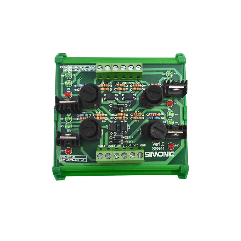 عکس شماره 5 : رله برد ssr چهار کانال سیمونیک مدل ssr41