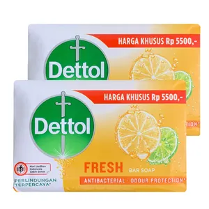 صابون ضد باکتری دتول مدل FRESH وزن 100 گرم بسته 2 عددی