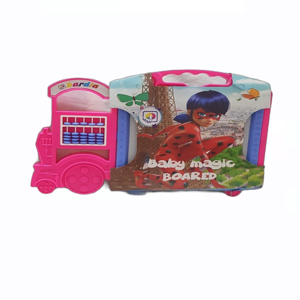 بازی آموزشی طرح دختر کفشدوزکی مدل تخته جادویی