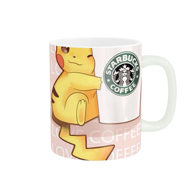 ماگ پاد آفرین طرح استارباکس و پیکاچو مدل فانتری کد 1513