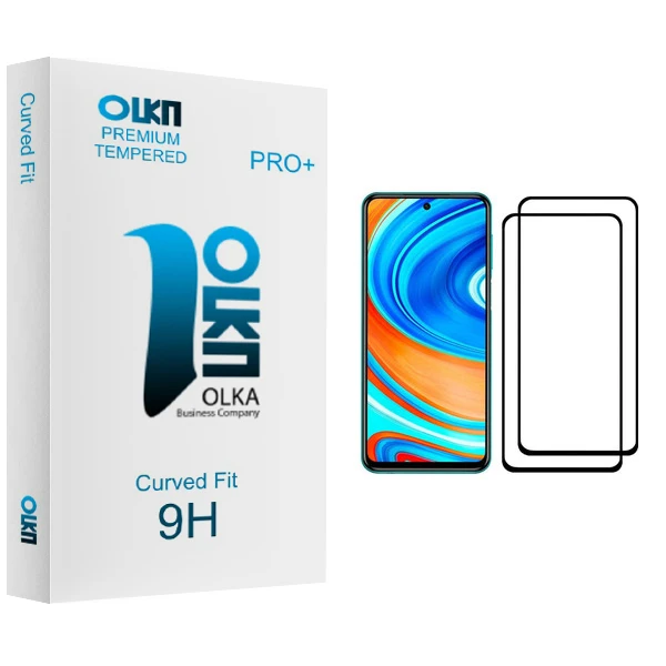 محافظ صفحه نمایش الکا مدل Premium glass مناسب برای گوشی موبایل شیائومی Redmi Note 9 Pro بسته دو عددی