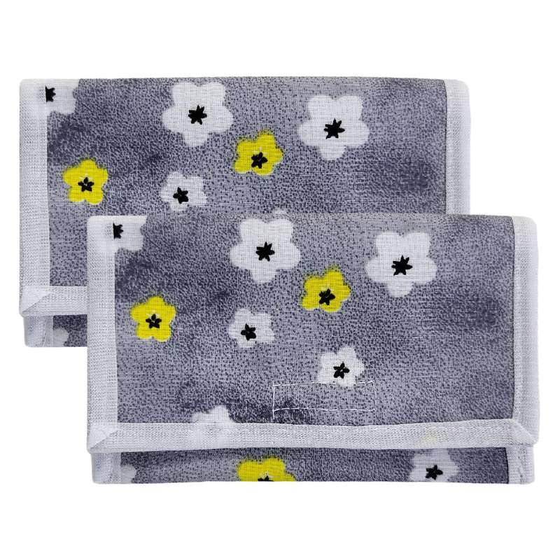 جای دستمال کاغذی مدل جیبی شکوفه کد 407 مجموعه دو عددی