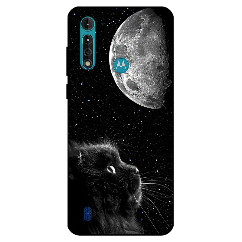 کاور مگافون طرح گربه مدل 1882 مناسب برای گوشی موبایل موتورولا Moto G8 Power Lite