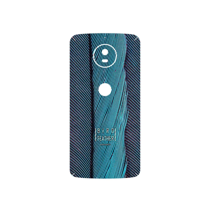 برچسب پوششی ماهوت مدل Turquoise feathers مناسب برای گوشی موبایل موتورولا Moto G5S