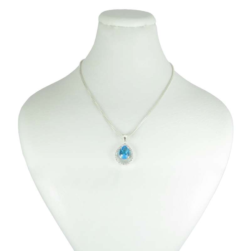 گردنبند نقره زنانه مدل AV183N-S10 C1 گردنبند نقره زنانه مدل AV183N-S10 C1