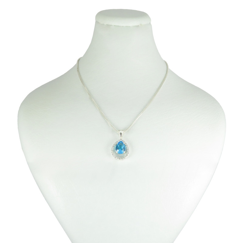 گردنبند نقره زنانه مدل AV183N-S10 C1 گردنبند نقره زنانه مدل AV183N-S10 C1