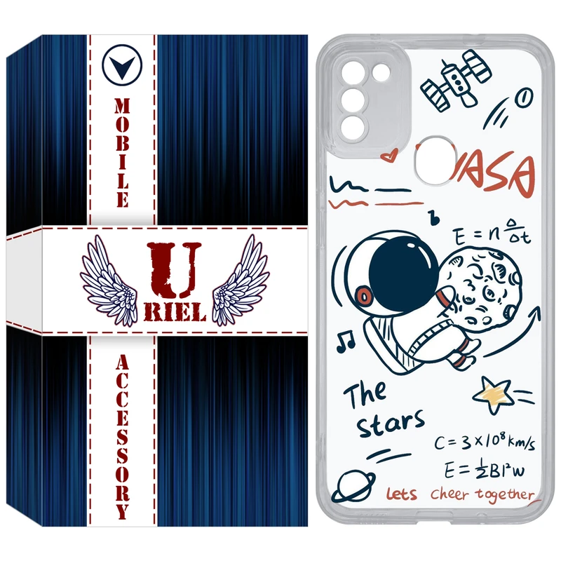 کاور یوریل مدل Clear کد 27 طرح ناسا مناسب برای گوشی موبایل سامسونگ Galaxy A11 / M11