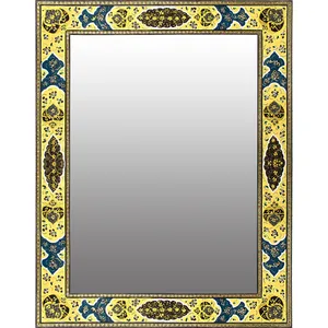 آینه خاتم کاری مدل رومیزی کد 40-sha-49