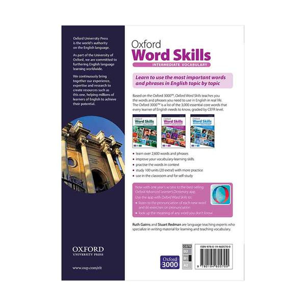 کتاب Oxford Word Skills 2nd Edition intermediate اثر Ruth Gairns and Stuart Redman انتشارات اکسفورد کتاب Oxford Word Skills 2nd Edition intermediate اثر Ruth Gairns and Stuart Redman انتشارات اکسفورد