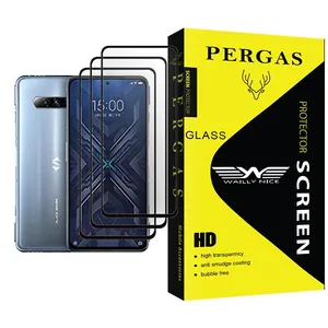 Waily Nice Pergas Glass MIX003 Screen Protector For Xiaomi Black Shark 4 Pack Of 3