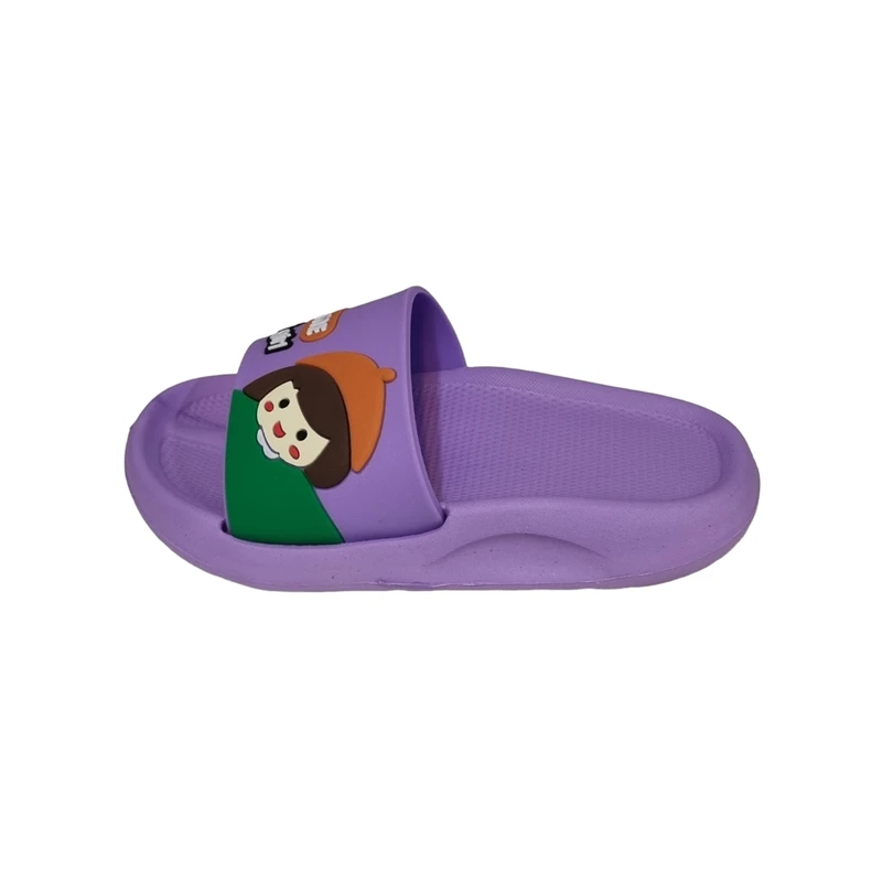 دمپایی زنانه زیتون مدل هپی گرل Happy girl per-007