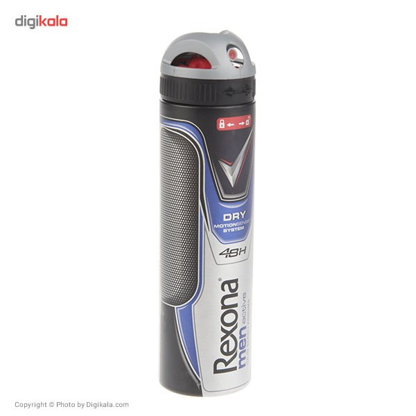 اسپری ضد تعریق مردانه رکسونا مدل Active حجم 150 میلی لیتر و رول ضد تعریق مدل Quantum حجم 50 میلی لیتر