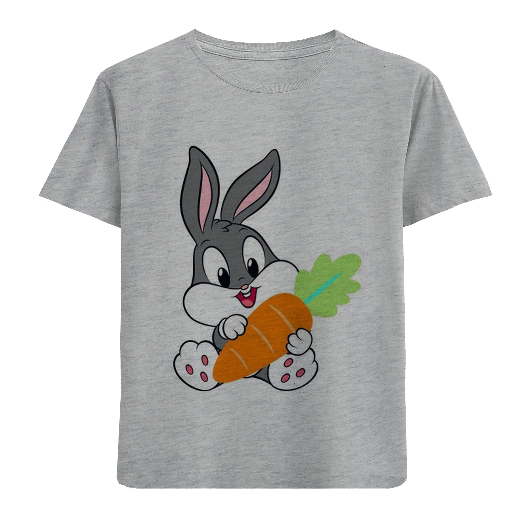 تی شرت آستین کوتاه دخترانه مدل خرگوش F585