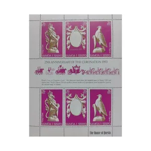 تمبر یادگاری مدل 25مین سالگرد ساموآ  مجموعه 6 عددی