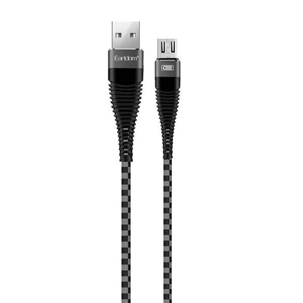 کابل تبدیل USB به micro ارلدام مدل Ec-022m طول 1 متر کابل تبدیل USB به micro ارلدام مدل Ec-022m طول 1 متر
