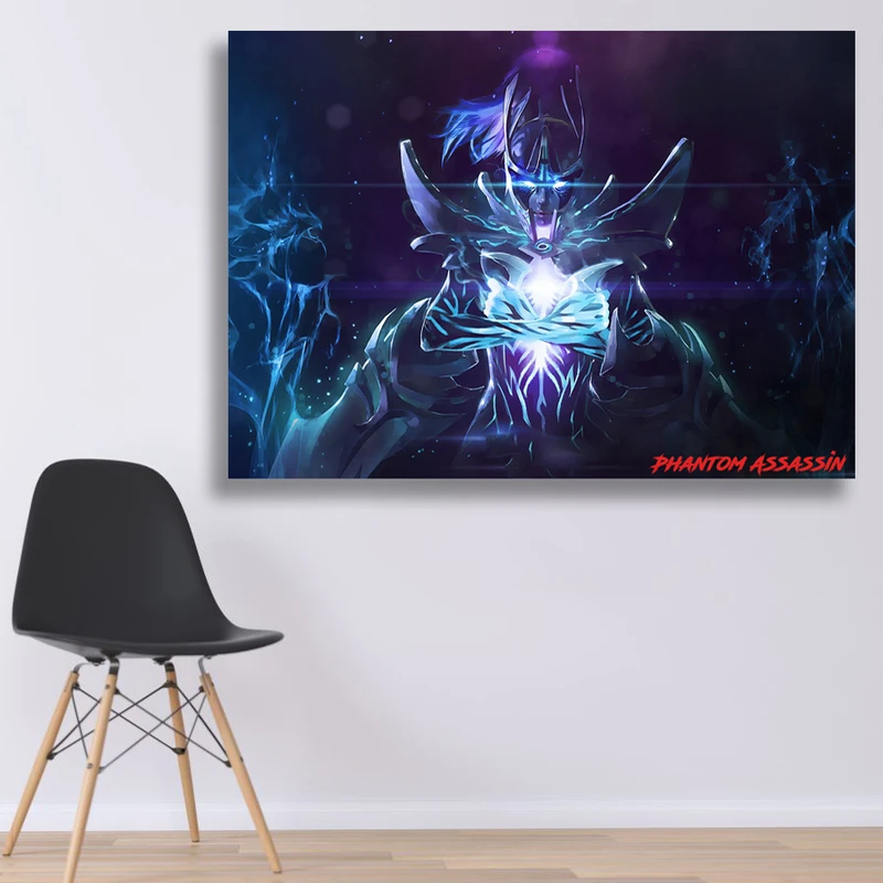 تابلو شاسی گالری استاربوی طرح Phantom Assassin مدل بازی Dota 2