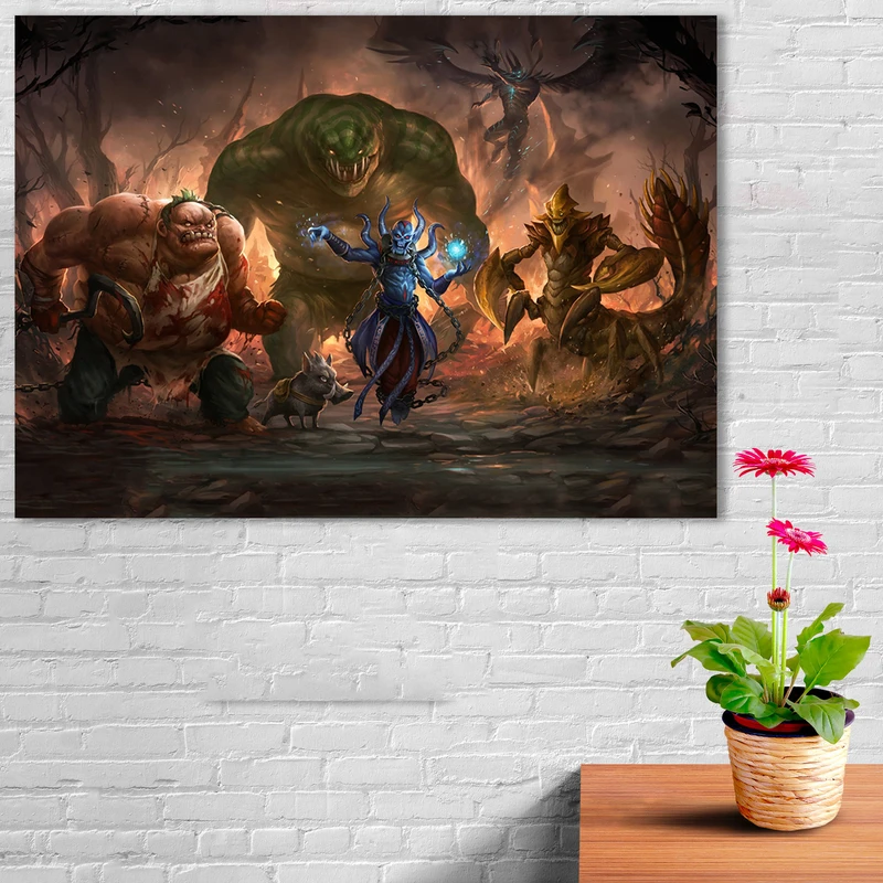 تابلو شاسی گالری استاربوی طرح All Stars 2 مدل بازی Dota 2 