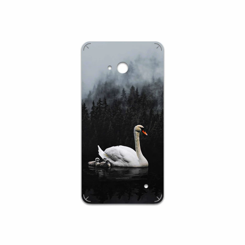 برچسب پوششی ماهوت مدل Swan Lake مناسب برای گوشی موبایل مایکروسافت Lumia 640