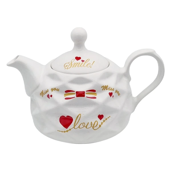 قوری مدل مشبک کد 11104xlove گنجایش 900 میلی لیتر